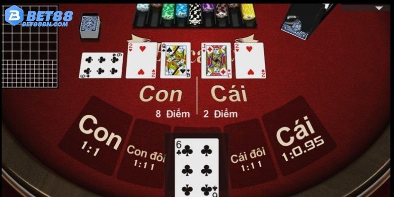 Cược nhiều cửa khi tham gia chơi Baccarat